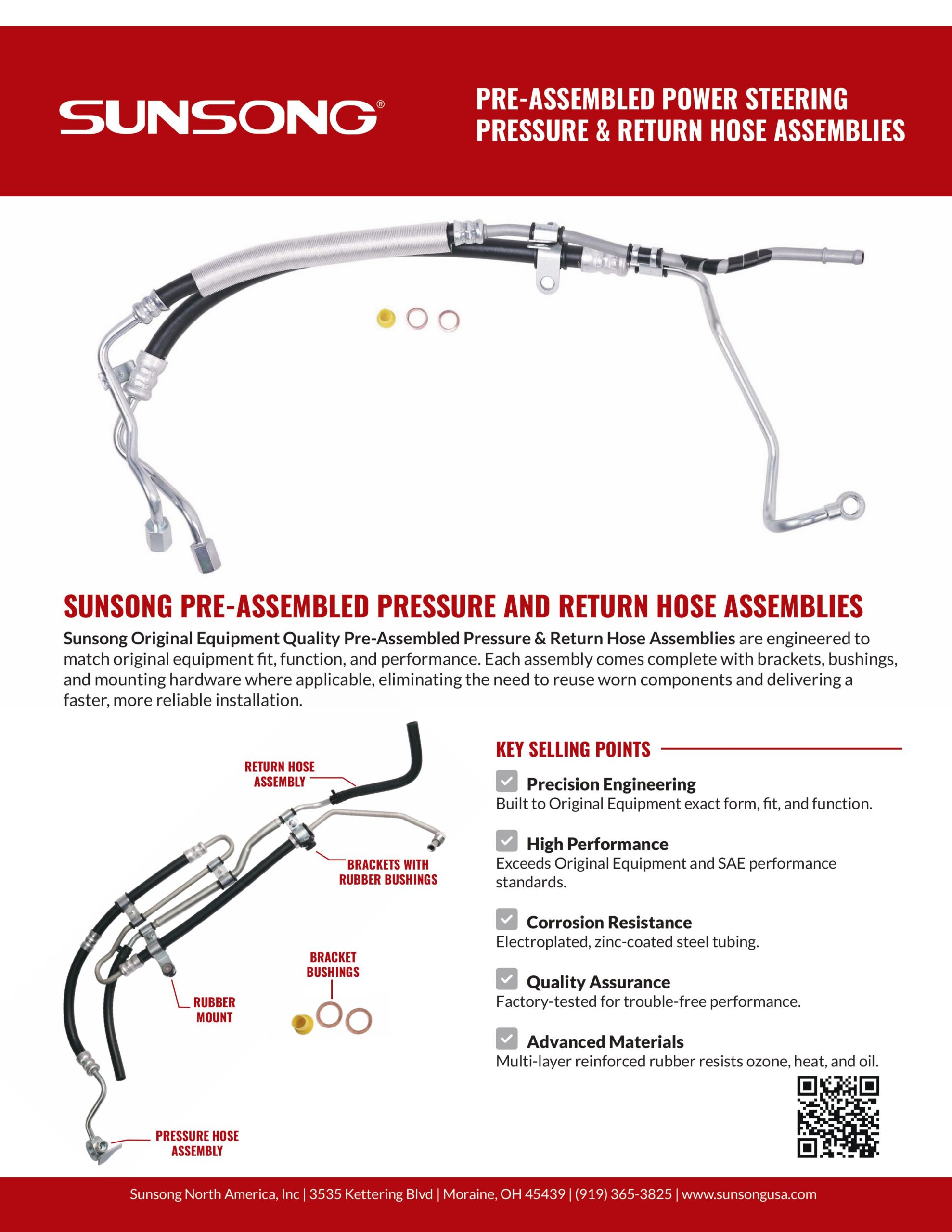 PreassembledPressureReturnHoseAssemblies_Jul26 PRE-ASSEMBLED POWER STEERING PRESSURE & RETURN HOSE ASSEMBLIES