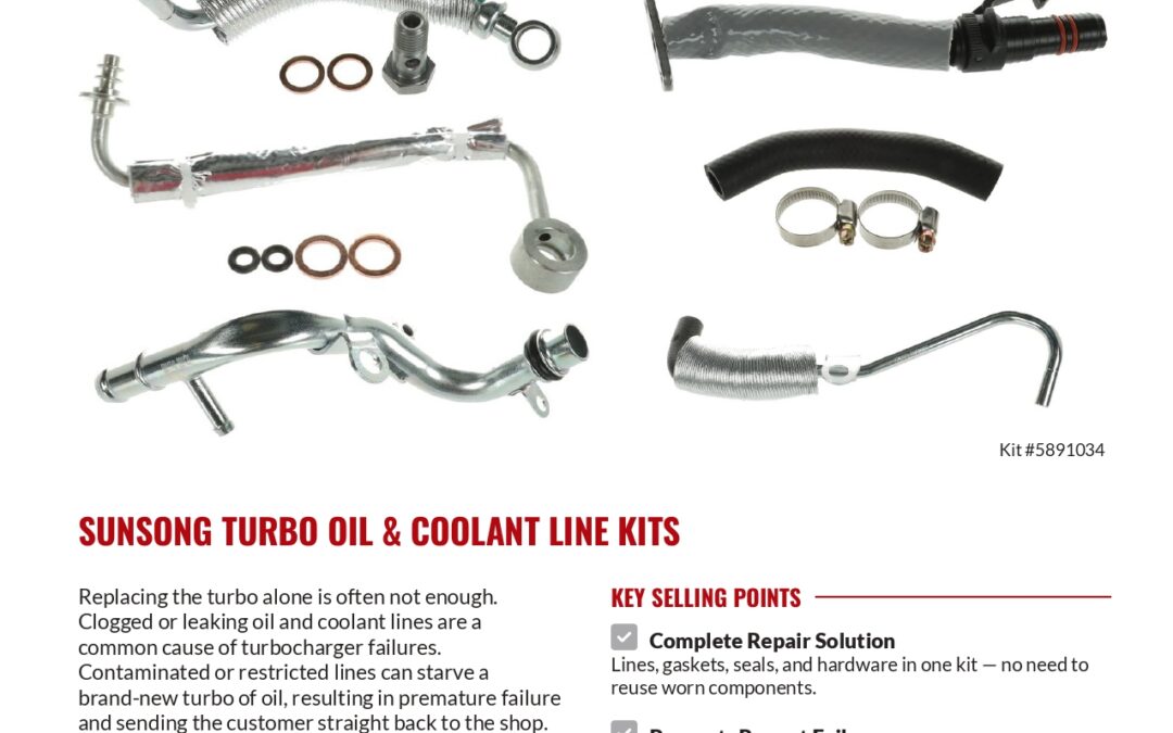 Turbo Oil & Coolant Line Kits